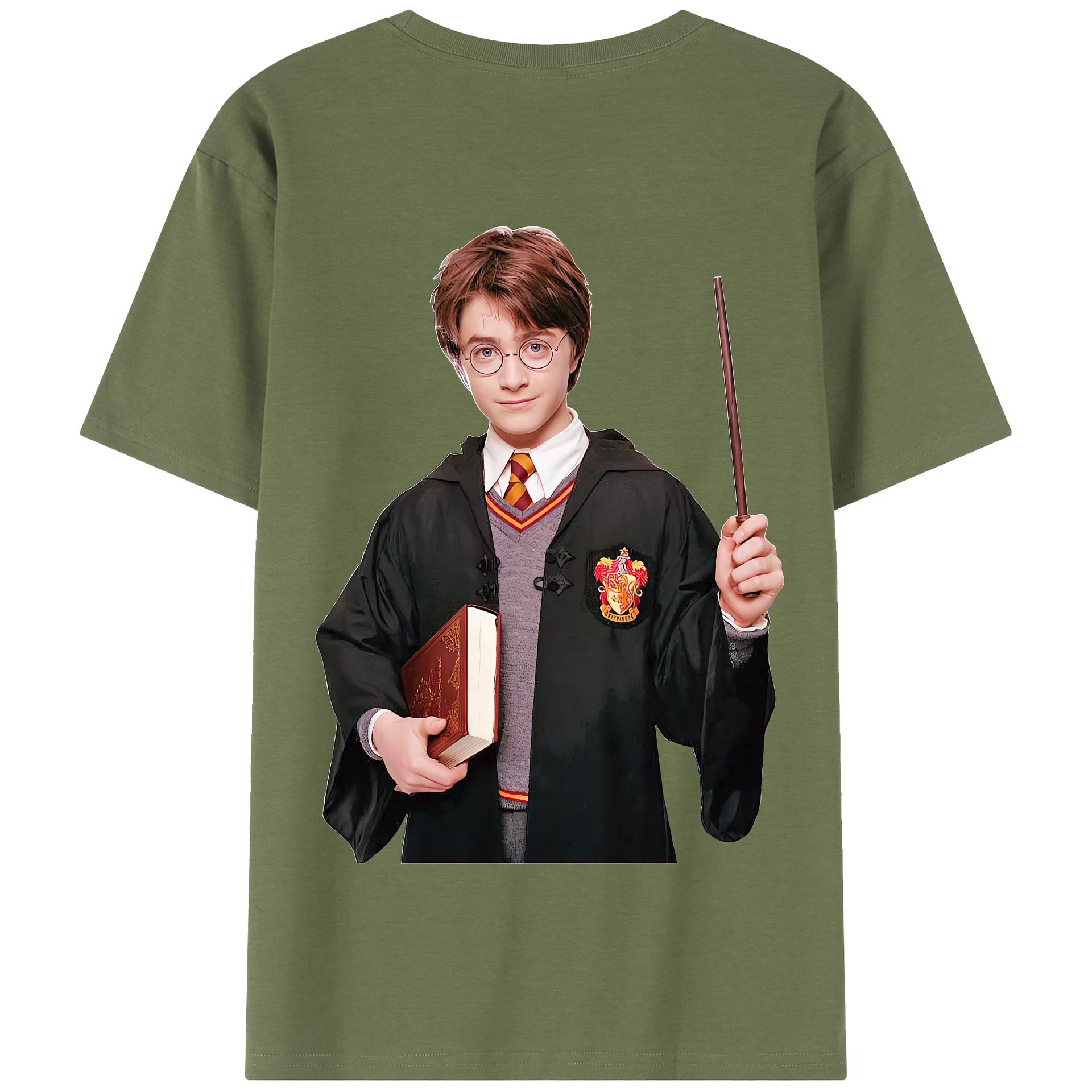 （画像用） Harry Potter ハリー・ポッターシリーズ 綿100％半袖Tシャツ（背面プリント）